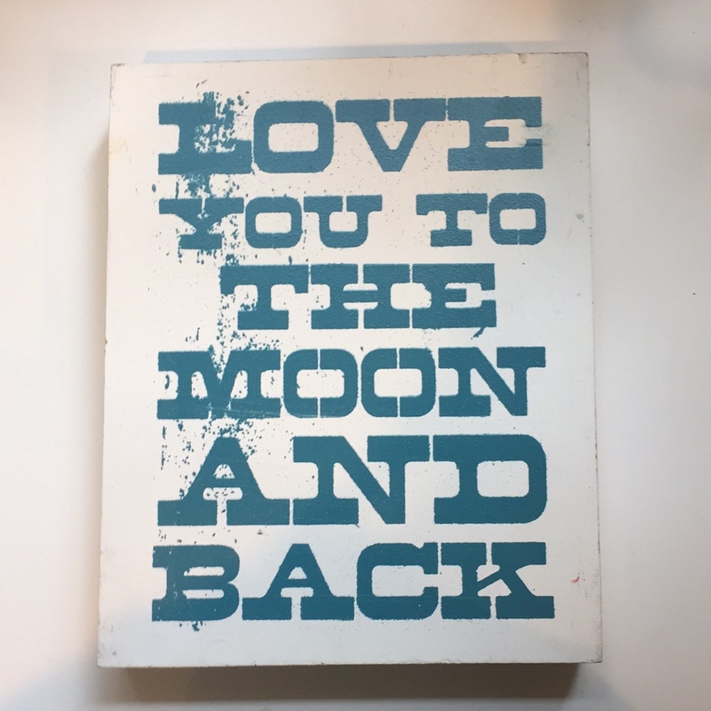 Wooden quote board